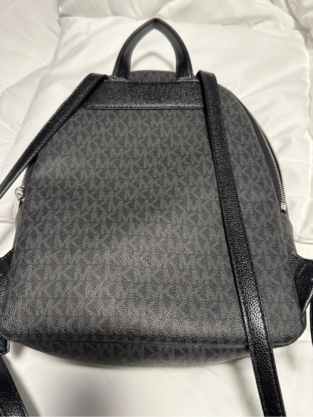 Michael Kors Black/Charcoal MK Signature Backpack